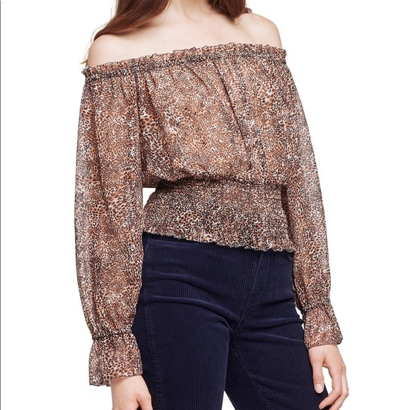 L’AGENCE Lilia Off Shoulder Top NWT Size XS - Picture 3 of 16
